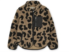 Liewood mega leo/oat mix teddy fleece jacket Nolan